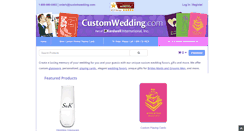 Desktop Screenshot of customwedding.com